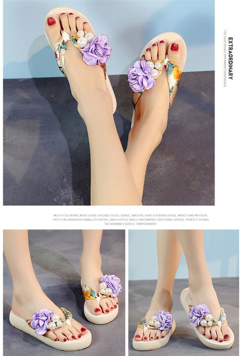 楽天市場 サンダル ビーサン 親子 お揃い スリッパ キッズ 厚底 靴 ビーチサンダル ジュニア 夏物 女の子 子ども キッズシューズ フラワー ママ 子供靴 花飾り プール 海 姫系 女児 靴 花飾り 可愛い コサージュ 花 かわいい おでかけ お出かけ 人気