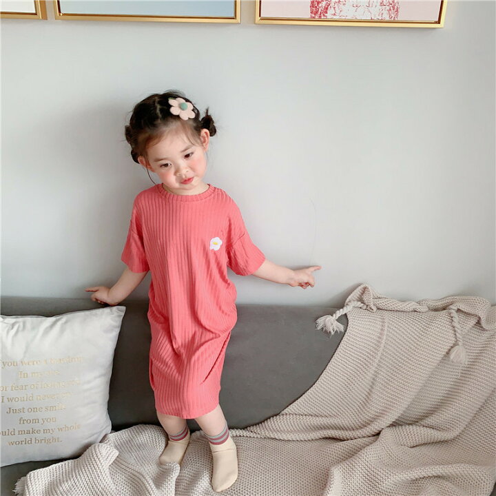 楽天市場 ネグリジェ 子供パジャマ 半袖 夏 女の子 ルームウェア ワンピース 刺繍 キッズ パジャマ ワンピース ベビー 部屋着 かわいい ゆったり おしゃれ 可愛い 寝巻き ナイトウェア 子供服 グレー スイカが赤い イエロー グリーン 80 90 100 110 1 130 140