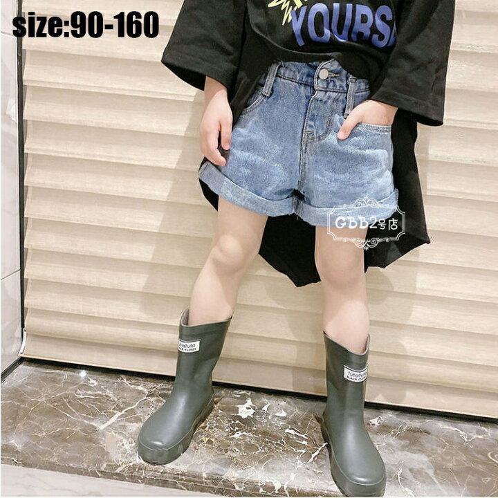 楽天市場 子供服 ショートパンツ 女の子 デニムパンツ 半ズボン 夏 ジーンズ カジュアル ボトムス キッズ ベビー こども 可愛い きれいめ 卒園式 入学式 パーティ 90 100 110 1 130 140 150 160 Gbb2号店