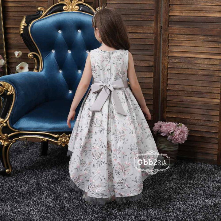 バタフライピナフォアドレス ガールズ キッズ カジュアルドレス ペイント バタフライ ローズ アニマル 秋 長袖/ノースリーブドレス US サイズ: 4 Yea