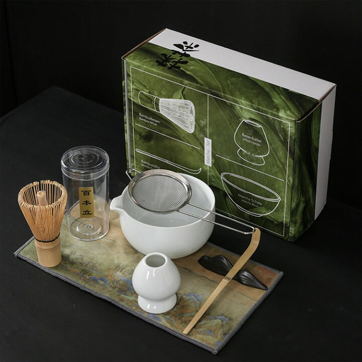 楽天市場】日本茶セット 7点セット 抹茶泡立て器セット 初心者茶道 