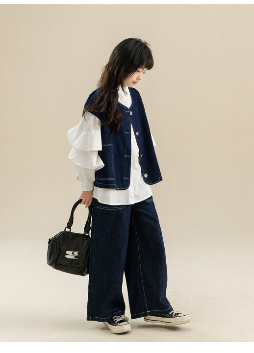 楽天市場】子供服 デニムセット ジャケット ジーンズ シャツ 3点セット