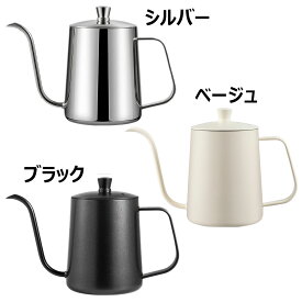 コーヒードリップポット 目盛り付き ドリップケトル 注ぎ口 コーヒーポット 350ml/600ml 蓋付き 直火 電気セラミックコンロ対応可 コーヒー器具 ドリップポット 細口ポット ステンレス製 キャンプ用コーヒー ケトル 旅行用コーヒーメーカー 自宅用 おしゃれ シンプル 全3色