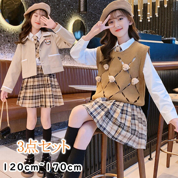 楽天市場】卒園式 スーツ 女の子 3点セット 入学式 スーツ 女の子  