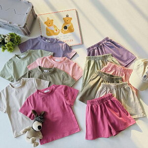 セットアップ キッズ 半袖 ベビー服 女の子 男の子 tシャツ 綿 ショートパンツ 子供服 ジャージ 上下セット 夏 トップス ボトムス 半ズボン ジュニア おしゃれ 可愛い 入学 入園 誕生日 プレ