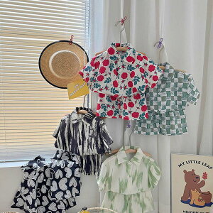 セットアップ キッズ ベビー服 男の子 女の子 シャツ 半袖 ショートパンツ 子供服 tシャツ ハーフパンツ ジュニア 赤ちゃん 夏服 上下セット おしゃれ 可愛い 入園 入学 幼稚園 小学生 80cm 90cm