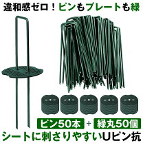 楽天市場】防草シート ピン 緑丸の通販