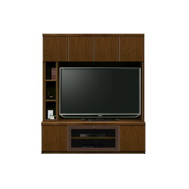 クーポン発行 マラソン期間限定！ テレビ台 ハイタイプ 国産 おしゃれ テレビボード 日本製 壁面収納 TV台 テレビラック ハイボード オーク柄 収納 大容量 大型 木目 オーク柄強化紙 ブラック 壁面収納テレビ台 【送料無料/組立・設置付】
