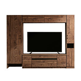 テレビ台 ハイタイプ 壁面収納 国産 おしゃれ テレビボード 日本製 TV台 掃除用具 ハイボード 収納 大容量 壁面収納テレビ台 215 幅215 最大58型 58インチ ルンバ お掃除ロボット 掃除機 【送料無料/組立・設置付】GB-INTE-0743