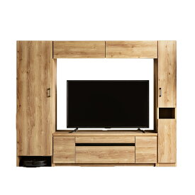 テレビ台 ハイタイプ 壁面収納 国産 おしゃれ テレビボード 日本製 TV台 掃除用具 ハイボード 収納 大容量 壁面収納テレビ台 215 幅215 最大58型 58インチ ルンバ お掃除ロボット 掃除機 【送料無料/組立・設置付】GB-INTE-0743