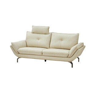 革ソファー ソファ ソファー レザーソファ おしゃれ 幅165cm 幅205cm 本革 革張り アイボリー ブラック ダークブルー 2人掛け 3人掛け リビングソファー ヘッドレスト付 選べるサイズとカラー