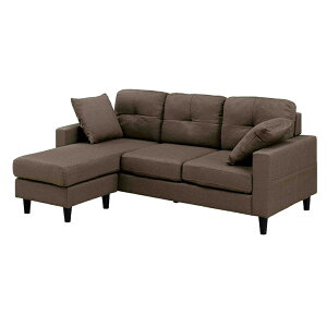 ソファー ソファ 2人掛け 3人掛け カウチソファー 幅185 カウチソファ コーナーソファー おしゃれ ファブリック 北欧 カウチ 収納 ポケットコイル スツール オットマン付き クッション2個付