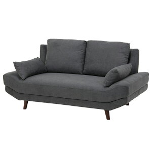 ソファー ごろ寝ソファ 2人掛け 北欧 おしゃれ 2人掛けソファー おしゃれソファー 2人掛けソファ 170 幅170cm リビングソファー ソファ ゆったり クッション付き ワイド ファブリック 天然木 布