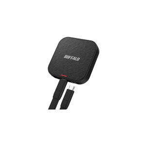y9/25ő2000~OFFN[|sGg[P4{IXɑSi|Cg3{Iz BUFFALO SSDPMS2.0U3BA OtSSD 2TB USB-Cڑ MagSafeΉ ubN