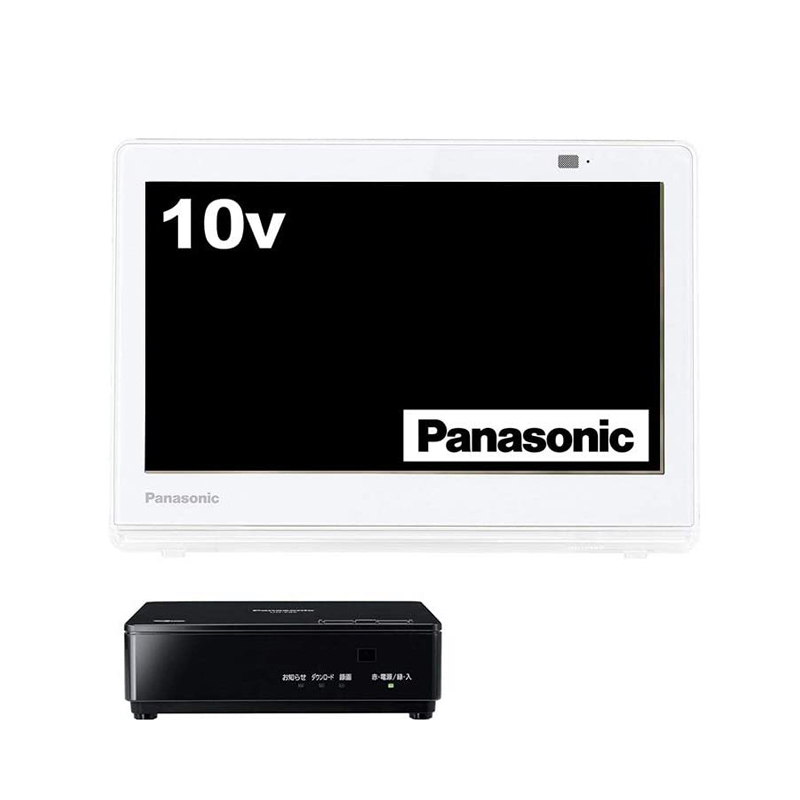 パナソニック Panasonic ポータブルテレビ 防水 10V型 ホワイト プライベート・ビエラ UN-10CT8-W