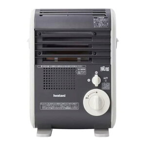 【10/25限定最大2000円OFFクーポン発行&エントリーでP4倍!更に全商品ポイント3倍!】 イワタニ Iwatani ヒーター カセットガスファンヒーター メタリックグレー CB-GFH-5 日本製 屋内専用 小型