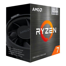 【国内正規品】 AMD Ryzen 7 5700G BOX 8コア 16スレッド 3.8GHz 単品 100-100000263BOX