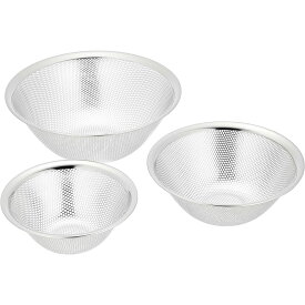 【2/10限定最大2000円OFFクーポン発行＆エントリーでP4倍！更に全商品ポイント3倍！】 柳宗理 日本製 ざる パンチングストレーナー 3点セット (16.19.23cm) ステンレス