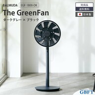 【7/18限定最大2000円OFFクーポン発行＆エントリーでP4倍！】 扇風機 The GreenFan ブラック×ダークグレ…