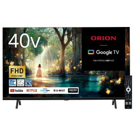 オリオン ORION 40インチ フルハイビジョン スマートテレビ OSW40G10