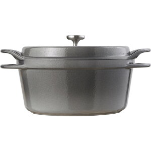 バーミキュラ オーブンポットラウンド 18cm GRY18R [パールグレー] (鍋 