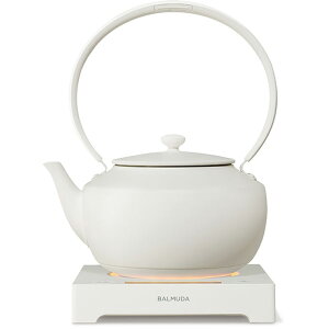バルミューダ BALMUDA MoonKettle 温度調整機能つき電気ケトル ホワイト KPT02JP-WH