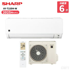 【3/10限定最大3000円OFFクーポン発行＆エントリーでP4倍！更に全商品ポイント3倍！】 シャープ SHARP エアコン AY-T22DH-W 6畳 100V