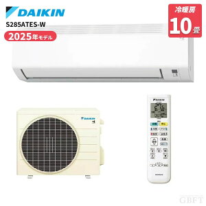 �y6/10����ő�3000�~OFF�N�[�|�����s���G���g���[��P4�{�I�X�ɑS���i�|�C���g3�{�I�z �_�C�L�� DAIKIN �G�A�R�� E�V���[�Y ���10�� S285ATES-W [�z���C�g]