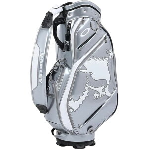 y10/15ő2000~OFFN[|sGg[P4{IXɑSi|Cg3{Iz Oakley I[N[ Skull Golf Bag 18.0 Silver