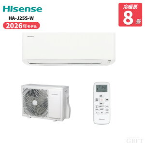 �y5/10����ő�3000�~OFF�N�[�|�����s���G���g���[��P4�{�I�X�ɑS���i�|�C���g3�{�I�z Hisense �n�C�Z���X ���[���G�A�R�� HA-J25S-W ������8���p �P��100V R32 �X�^���_�[�h���f��