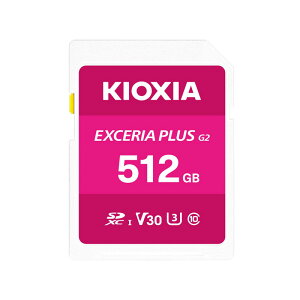 �y5/1����ő�2000�~OFF�N�[�|�����s���G���g���[��P3�{�I�X�ɑS���i�|�C���g3�{�I�z KIOXIA �L�I�N�V�A EXCERIA PLUS G2 SDXC UHS-I �������J�[�h 512GB KSDH-B512G ����4K�B�e�Ή����f��
