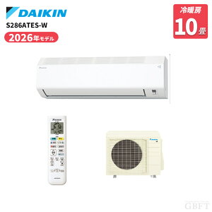 �y8/5����ő�3000�~OFF�N�[�|�����s���G���g���[��P4�{�I�X�ɑS���i�|�C���g3�{�I�z �_�C�L�� �G�A�R�� E�V���[�Y S286ATES-W 10�� 2.8kW 100V ���[���G�A�R�� ������10���p 2026�N���f�� �z���C�g DAIKI