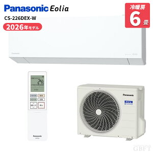 �p�i�\�j�b�N Panasonic �G�I���A �G�A�R�� EX�V���[�Y CS-226DEX-W 6�� 2.2kW 100V �N���X�^���z���C�g