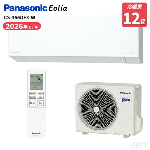 �p�i�\�j�b�N Panasonic �G�I���A �G�A�R�� EX�V���[�Y CS-366DEX-W 12�� 3.6kW 100V �N���X�^���z���C�g