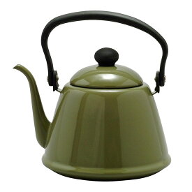 【12/18限定最大2000円OFFクーポン発行＆エントリーで最大ポイント4倍】 野田琺瑯 NodaHoro ホーロー ドリップケトルII 2L IH対応 オリーブ DK-200