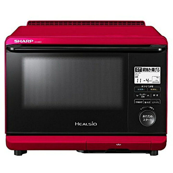 楽天市場】シャープ SHARP ヘルシオ 26L 1段調理タイプ レッド系 AX  