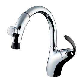 TOTO キッチン水栓 台付 タッチスイッチ・ハンドシャワー・吐水切替 TKN34PBTRR