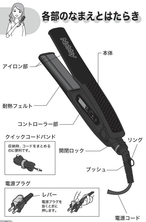 楽天市場】【送料無料】【正規品】Nobby ヘアー アイロン NBS1100  