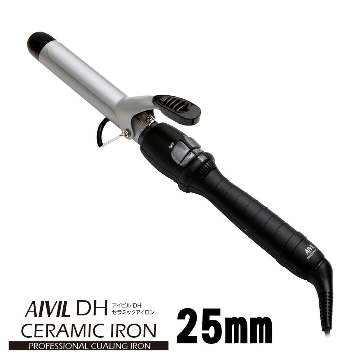 楽天市場】【送料無料】 AIVIL アイビル DHセラミックアイロン25mm DH 