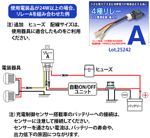 デイライトLED自動点灯ユニット12V24WエンジンON時で点灯コントローラーライトランプカスタムパーツDIY車(ゆうパケット発送なら送料無料)crd