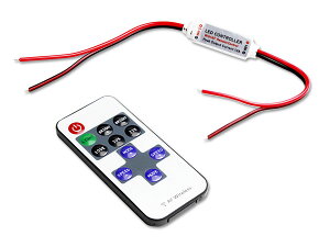 LEDテープストロボリモコン付ストロボコントローラー12V24VLED専用ストロボ点灯が出来るLEDテープストロボ|ledテープライトledライトテープライト車用テープライトledドレスアップ車イルミネーション車用品カー用品ダイコン卸直販部
