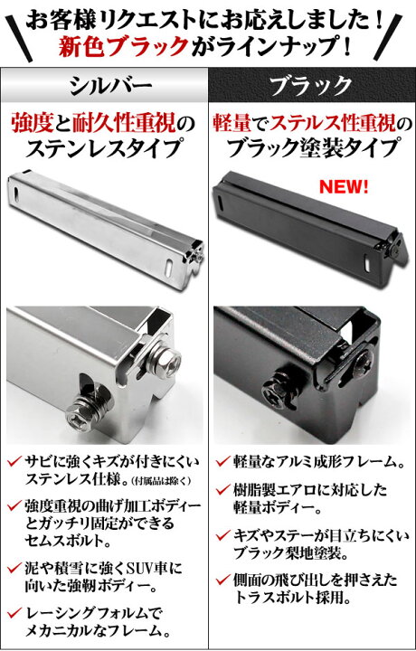 楽天市場】ナンバーステー プレート 角度 高さ 調整 ライセンス 