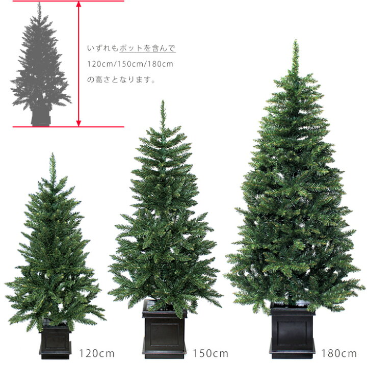 楽天市場 ポットツリー クリスマスツリー 1cm 樅 高級 オーナメントなし ノエル おしゃれ ヌード 北欧 足元スカート ツリースカート 足隠し 飾り スリム Ornament Xmas Tree クリスマスツリー ダイコン卸 直販部