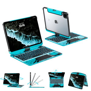 �ySNS�ő�l�C�I�����F�W�J�ziFacemall iPad �L�[�{�[�h iPad �}�W�b�N�L�[�{�[�h iPad Air4/5/6 M2/M3/M4/M5 A16 11�C���` iPad Pro11��1/2/3/4���� �L�[�{�[�h�t���P�[�X iPad Air��4/5/6���� 360�x��] 13�C���`/10.9