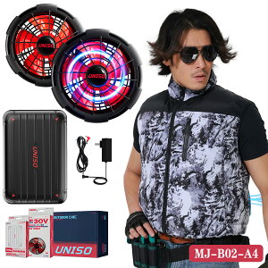 �y�M���Ǒ΍� �� �󒲍�ƕ��Z�b�g�zUNISO �󒲍�ƕ� �x�X�g 30V ��e��20000mAh �o�b�e���[ �t�@���t�� �t���Z�b�g S-5L �� ���Z�b�g �t�@���t����ƕ� �󒲃E�G�A �ҏ��΍� ������ ��ƒ� �_