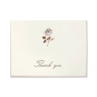 カード THANK YOU ローズタンドル (カードサイズ：95×130mm/封筒サイズ：100×140mm/中紙付き/入り数：1…