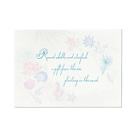 ふみ揃え便箋 淡色貝(2柄10枚) [083-67] | G.C.PRESS（ジーシープレス） | 文房具 レター ミニ便案 夏 海…