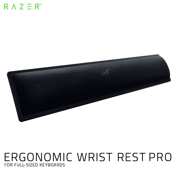   <br>［ランキング1位獲得］ Razer Ergonomic Wrist Rest Pro フルサイズキーボード用 冷却ジェル注入型クッション RC21-01470100-R3M1  レーザー  (リストレスト)