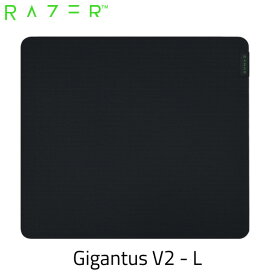 Razer公式 Razer Gigantus V2 マイクロウィーブクロスサーフェス ゲーミング マウスパッド L # RZ02-03330300-R3M1 レーザー (ゲーミングマウスパッド)