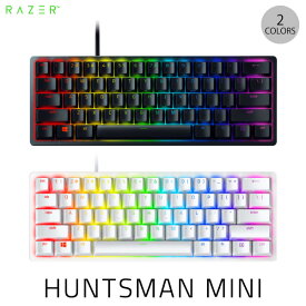 Razer公式 Razer Huntsman Mini 英語配列 クリッキーオプティカルスイッチ ゲーミング ミニキーボード レーザー (キーボード)